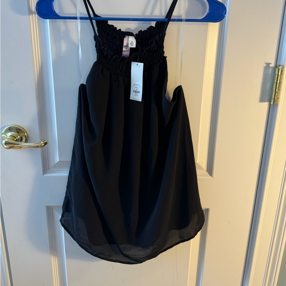 Black cami top